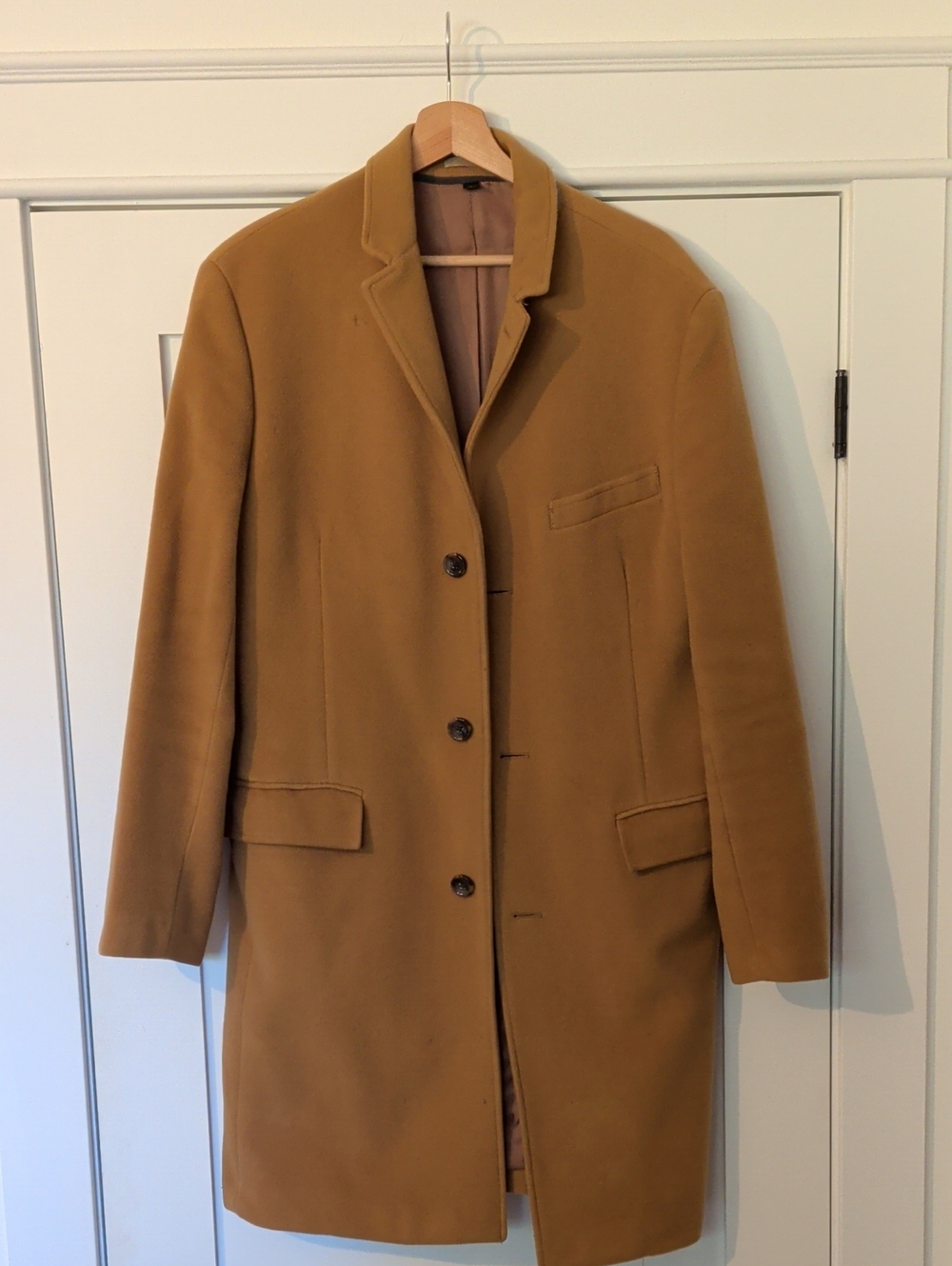 J.Crew Ludlow Topcoat in Wool-Cashmere Wool Cashmere Topcoat Brown 42R